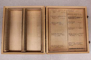 Media type: image;   Special Collections 3056 documents cataloged_item 3057 documents cataloged_item 3058 documents cataloged_item 3059 documents cataloged_item 3060 documents cataloged_item 3061 documents cataloged_item 3062 documents cataloged_item 3063 documents cataloged_item 3064 documents cataloged_item 3065 documents cataloged_item 3066 documents cataloged_item 3067 documents cataloged_item 3068 documents cataloged_item 3069 documents cataloged_item 3070 Description: Digital photo of Northcutt box to document exterior and interior text.;